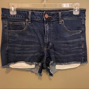 AE Hi-Rise Shorties Denim Shorts